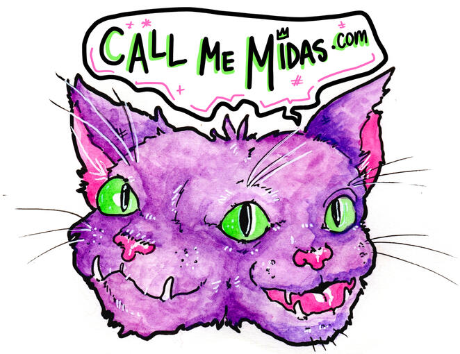2-Faced Cat Design